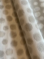 PERENNIALS INDOOR OUTDOOR FABRIC “BEBOP,” Chalk colorway, Sold by the Yard