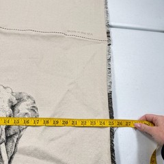 square by design upholstery fabric panel gray elephant usa woven 26×26
