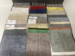 Fabric Samples Square Jab, Chivasso, Carlucci Lot of 90 PC Multi Color Design