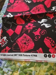 HTF Loralie Harris For Loralie Designs Hats,Bags & Shoes Oh My! Cotton 18″x 45″