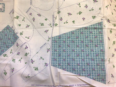 Vintage Daisy Kingdom Morning Glory Doll Dress Cut and Sew Fabric Panel