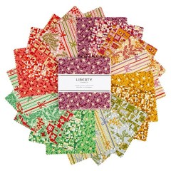 Liberty Fabrics Festive Magic Charm Pack 5” Stacker