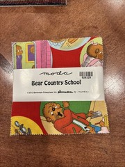 Moda Bear Country School Charm Pack 42 Squares 5×5 Berenstain Bears OOP