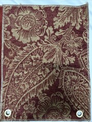 Drexel Heritage Upholstery Fabric – Garnet – 2 piece 12″x11.5″ Sample Bundle