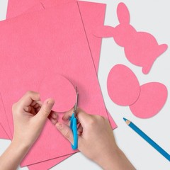 20 PCS Pink Felt Fabric Sheet 8×12 Inch Assorted Color Sheets Crafts DIY