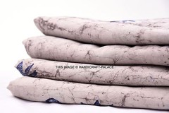 5 Yard Hand Block Print Handmade Cotton Indian Natural Sanganeri Print Fabric