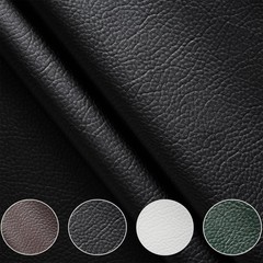 HYVAKUPPA Faux Leather Fabric 5 Yds Black Marine Vinyl