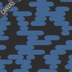 Bouclé Canvas in Black | Canvas Collective | Cloud9