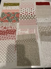 Cotton Quilting Fabric Charm Squares Set 25 + 4 Rectangles 6” X 4” New