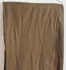 Solid Brown Fleece Fabric Remnant 11″ x 61″ Long New #1