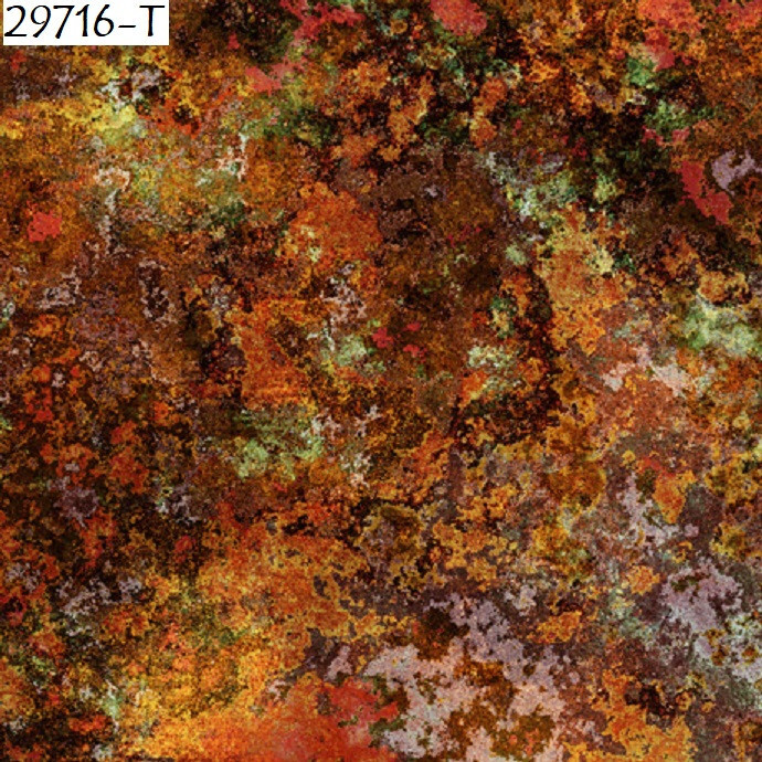 Earthscapes cotton Quilt fabric Quilting Treasures 29716-T Mottled Earth Tones