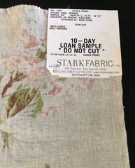 OLD WORLD WEAVERS Vivian Print in Spring 16 1/2 x 18″ Fabric Sample