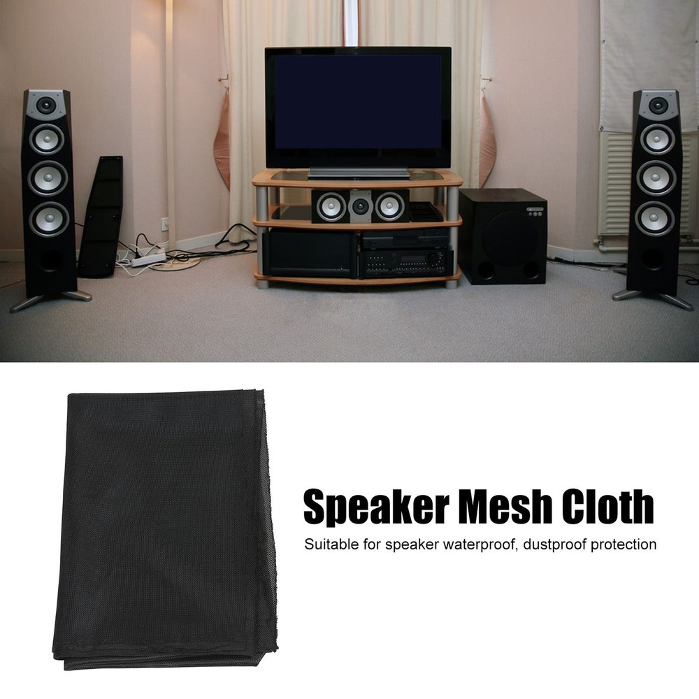 NEW Speaker Grill Cloth Polyester Breathable Waterproof Dustproof Speaker Mesh