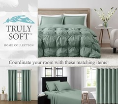 TRULY SOFT Everyday Buffalo Plaid Navy Blue Polyester 2-Piece Twin XL Duvet
