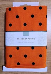David Textiles Halloween Polka Dot Fabric – 1 Yard Cut (36″x44″) 100% Cotton