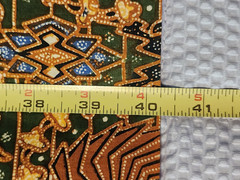 Java Indonesia batik 90×40″ ethnic fabric piece unwashed