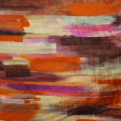 Brilliant Sunset… Streaks of Pinks, Creams, Cupro Soft Shirting – Tres Chic!