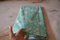 NO TARRIF CHARGES 100% ✅ Hand Printed 100%Cotton Vintage 10 Yard Fabric ZK-18