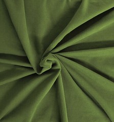 Supima Cotton Spandex French Terry Knit Fabric by The Yard Olive 11/21