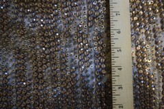 One Yard Cut Of Couture Beaded Fabric