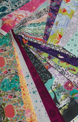 Tula Pink Fabric Strips Pack Bundle 100% Cotton fabric lot -More than 2 yards