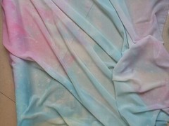 1 yard X 1.45 meter Ombre Chiffon Digital Shading Chiffon Fabric For Wedding