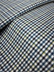 $38 for 2 Yards Real Wool Fabric Suiting, Checkered (Wool Strech)
