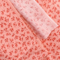 Ozark Calicos by Fabri-Quilt | Pink All Over Floral Calico Cotton Fabric | BTY