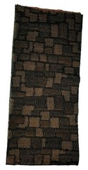 Upholstery Fabric Swatch Medium Browns With Tan Tones 18.25″ X 4″ #10Y