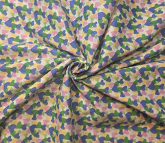 FQ Fat Quarter 18″x22″ Valentines Conversational Multi Mono Hearts Cotton Fabric