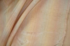 ONE yard Fancy MOIRE Fabric Stripe Satin DRAPERY Rosedust 55″ x 36″ BTY