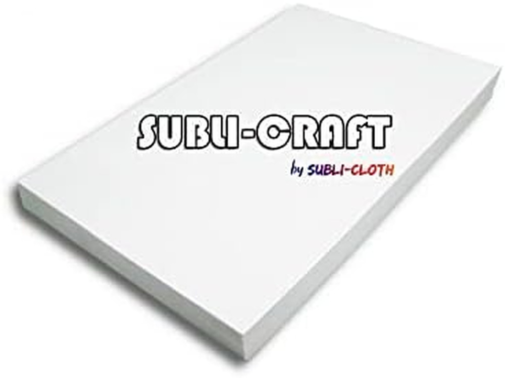 Subli-Craft Cardboard Sublimation Sheets A4 Pack 20 Units by (21Cm X 29Cm)