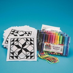 Velvet Collaborative Art Wall Hanging Quilt Pattern Craft Kit