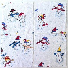 100 Quilt Fabric Squares 6.5″ x 6.5″ – Christmas – Santa, Bears, Snowmen, Rose