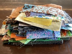 Quilting Fabric Scraps Lot 1 Lb Multicolor Mixed Pattern Pieces Quilting Crafts
