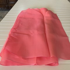 SILK SALMON FABRIC 3 Yards x 21 Inches Wide or 108 Inches x 21 Wide