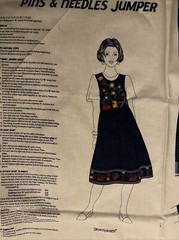 Dreamspinner Panel/pins And Needle jumper Bodice And Yardage To Match