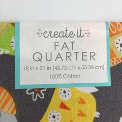 Create it Fat Quarter 18″ X 21″ 100% Cotton Fabric Lot of 2 NWT