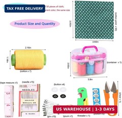 50 Pcs 4″ x 4″ Craft Fabric, Craft Bundle Patchwork, Pre-Cut Quilt Squares, Quil