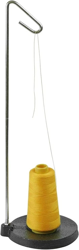 Single Cone Spool Stand Alone Cast Iron Thread Holder Fits Black
