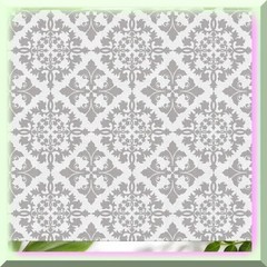 Victorian Floral Modern Graphic Waterproof Fabric 36×58 inches