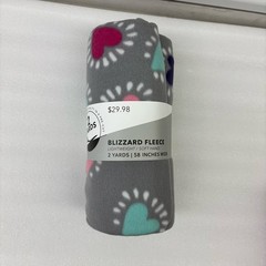 JOANNS BLIZZARD FLEECE Solids and prints 2 YARD PRECUTS SOFT HAND NWT.