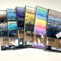 Timeless Treasures Tonga Treats Strip Packs, 6 Different Selections