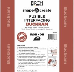 Buckram “Shape to Create” Iron-on Interfacing 90cm Wide (per metre)