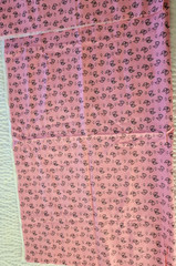 Pink Double Horseshoe Western Fabric Wild Wild West Paisley 70″x40″ Cotton Quilt