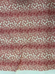 Cowtan & Tout Chelton Vine Fabric Pink Cream Floral Ombre Stripe 102L x 55 2.8Y