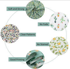 Charm Packs for Quilting 5 Inch – 42 Charm Squares for Quilting 5X5 – Green Cott