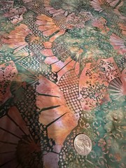 VTG Bali Batik Fan (56.5” X 43.5”Yd) Quilting Cotton