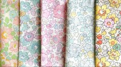 Liberty Betsy Tana Lawn Fabric Scrap Cut Cloth Set