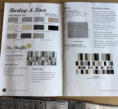Annie’s Creative Quilters Fabric + Pattern Burlap & Lace Collection FQ045 New